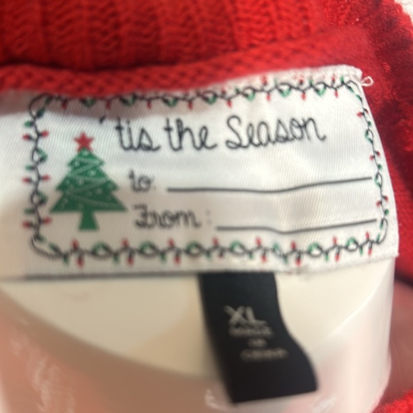 UGY CHRISTMAS SWEATER WITH UNICORN AND SNOW FLAKES IN SIZE XL KIDS OR SMALL LADY - Picture 4 of 4